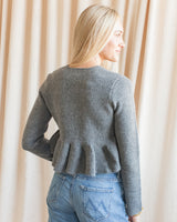 Peplum Knit Jacket