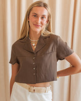 Kent Summer Blouse- Brown