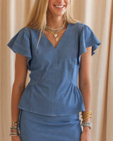 Bonnie Chambray Blouse