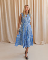 Elizabeth Pleated Midi Dress