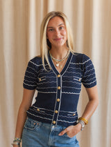 Vineyard Stripe Cardigan