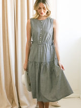 Gracie Gingham Midi Dress