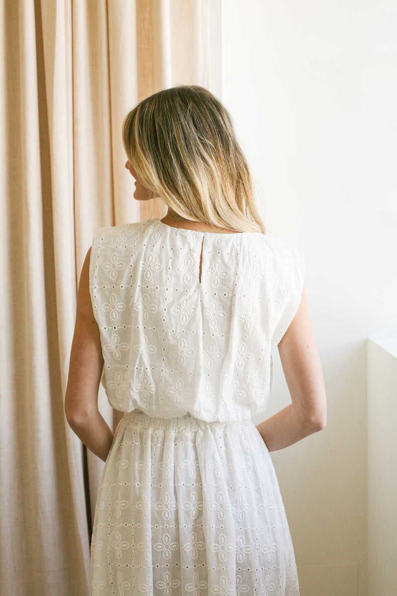 Carolina Eyelet Top