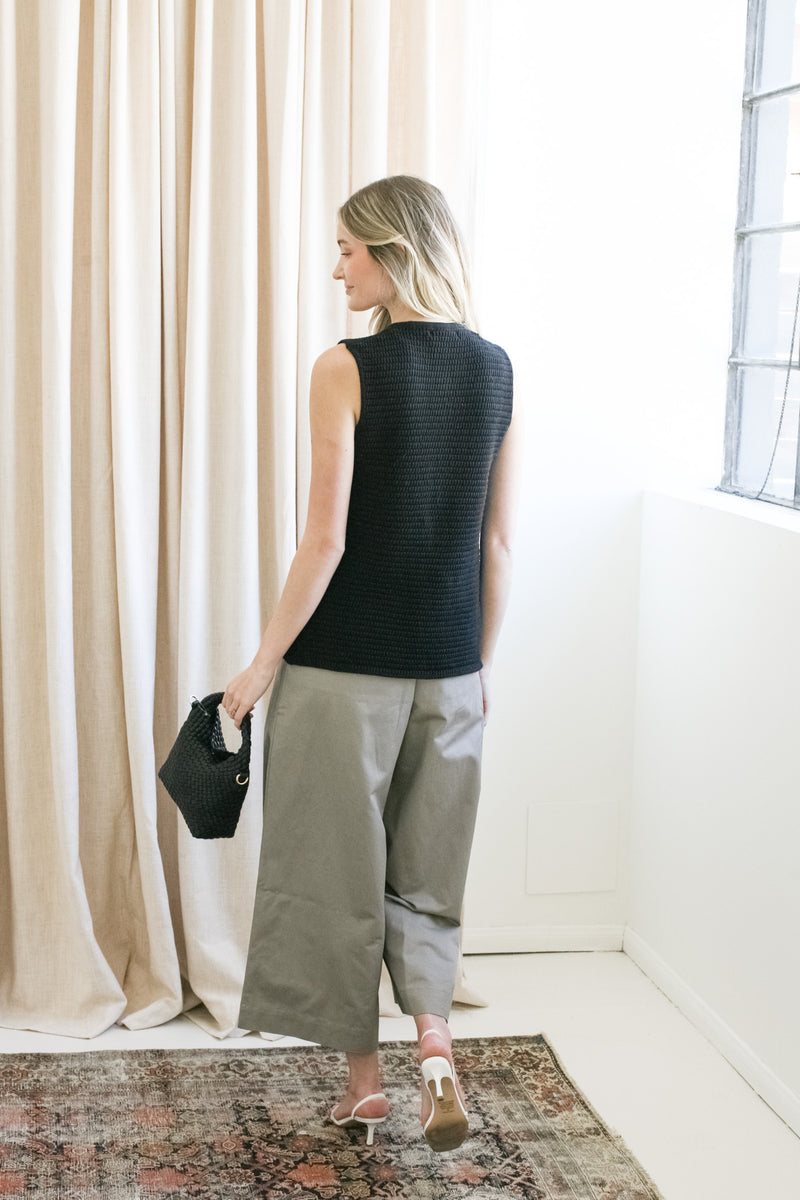 Wendy Wide Leg Pant - Stone
