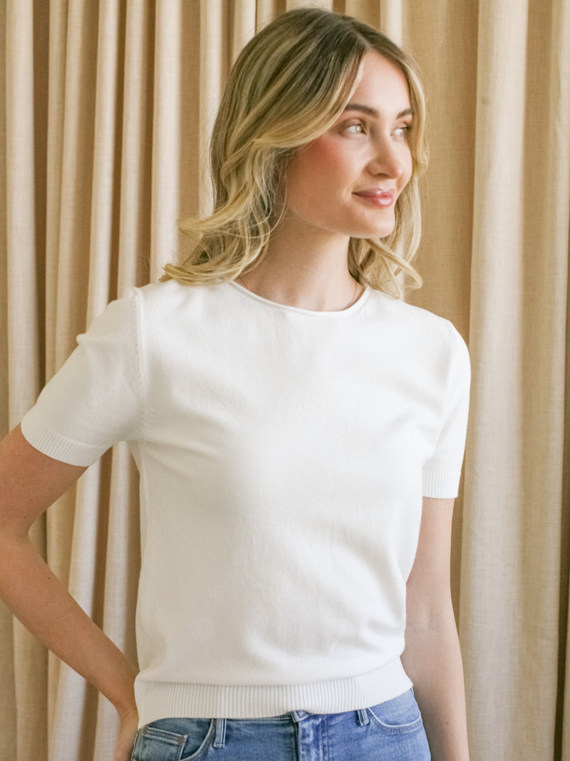 Liddy Knit- White