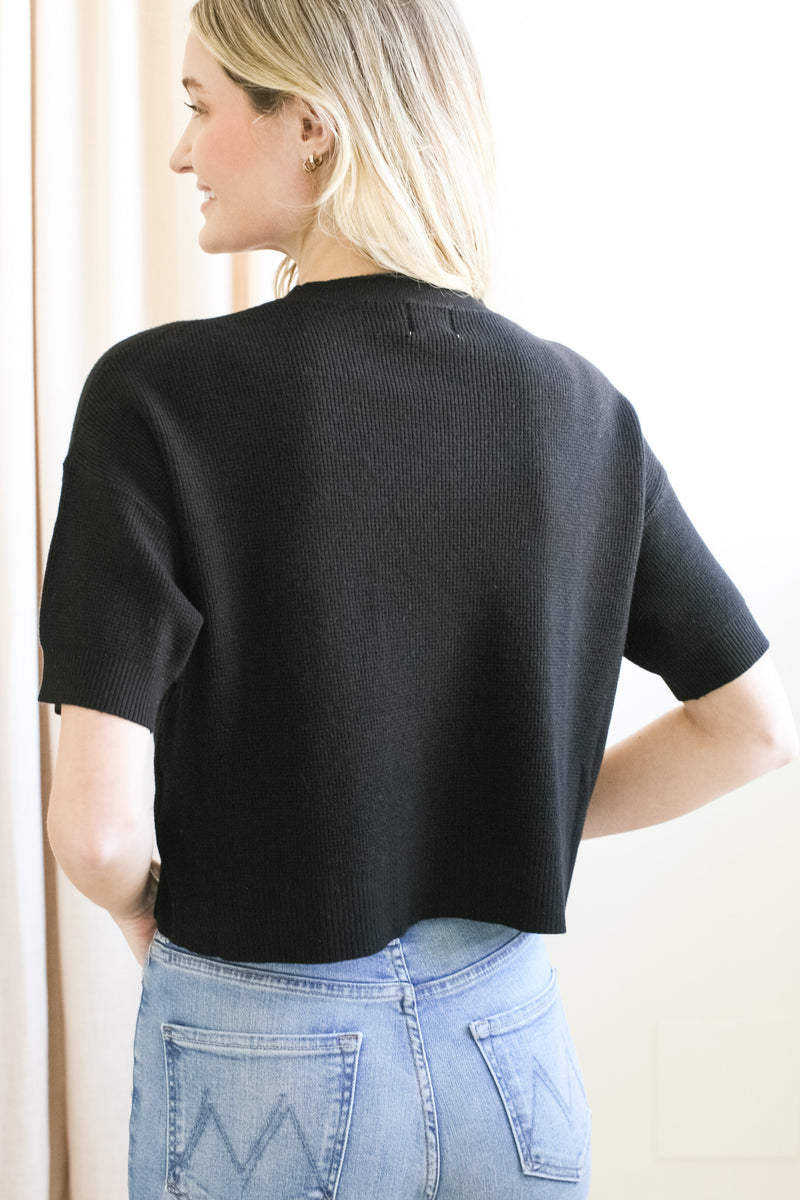Waffle Knit Top