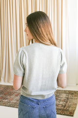 Sophia Knit Cardigan - Heather Grey