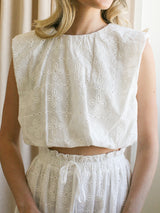 Carolina Eyelet Top