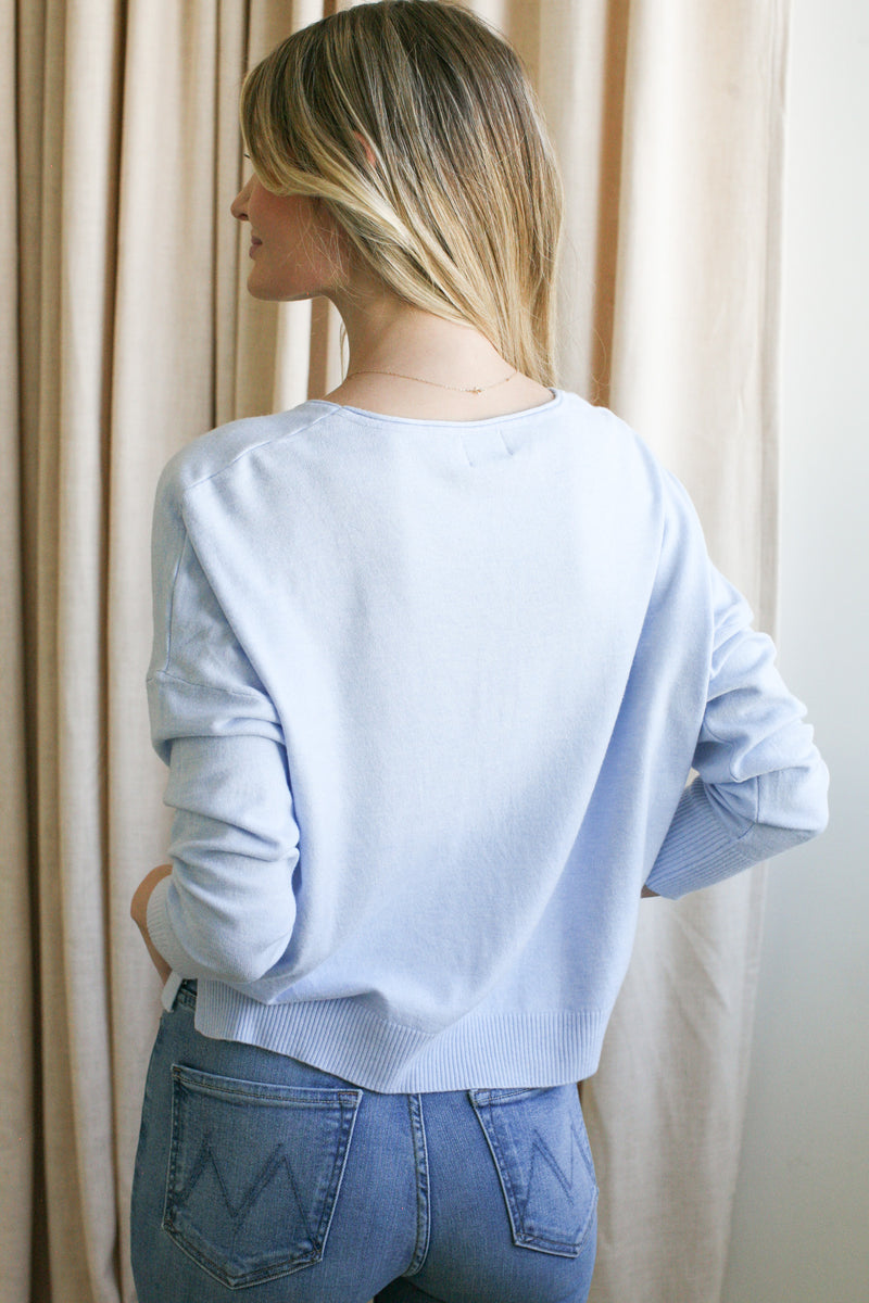 Andy Crew Neck - Sky