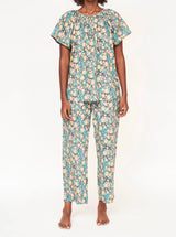 Mirth Pajama Pant Set Onyx Bloom