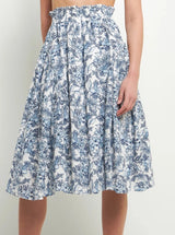 Christy Linen Midi Skirt