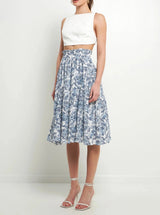Christy Linen Midi Skirt