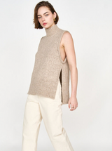 Mirth Aspen Open Side Vest in Camel