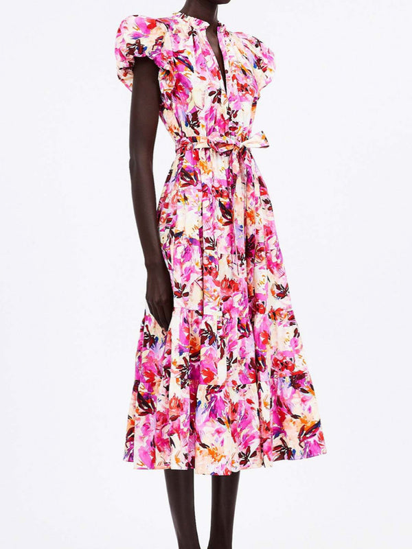 Ulla Johnson Ottilie Dress in Azalea