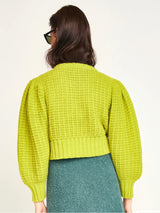Mirth Valmorel Puff Sleeve Pullover in Citronelle