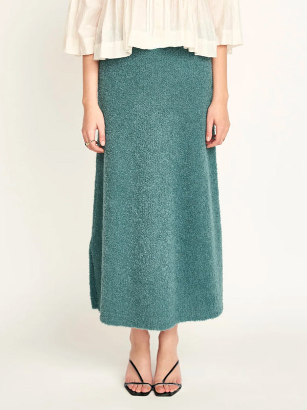 Mirth Estes Boucle Skirt in Spruce