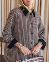Ciao Lucia Logan Saddle Stripe Twill Jacket