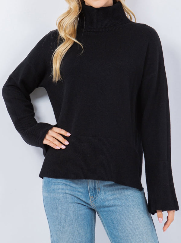 Clara Turtleneck- Black