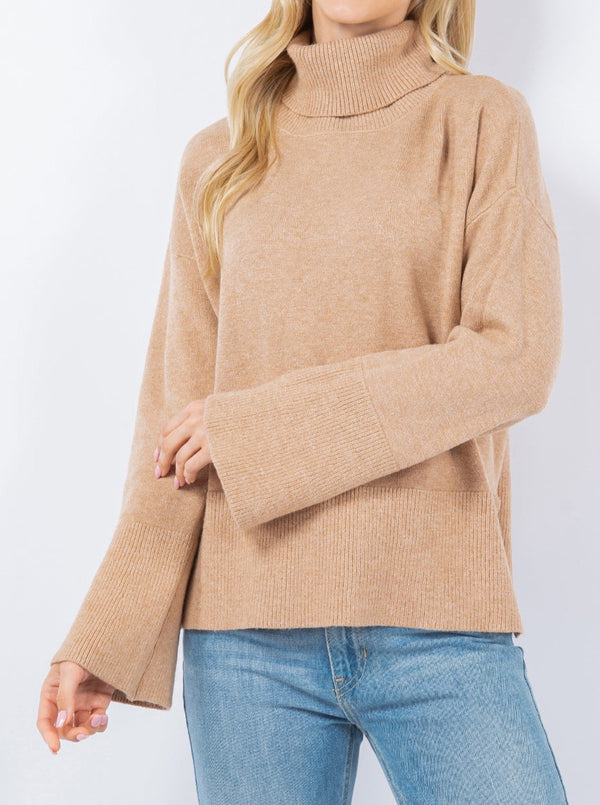 Clara Turtleneck- Peanut