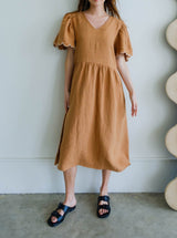 Hazelnut Scallop Dress