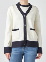Bentley Contrast Cardigan