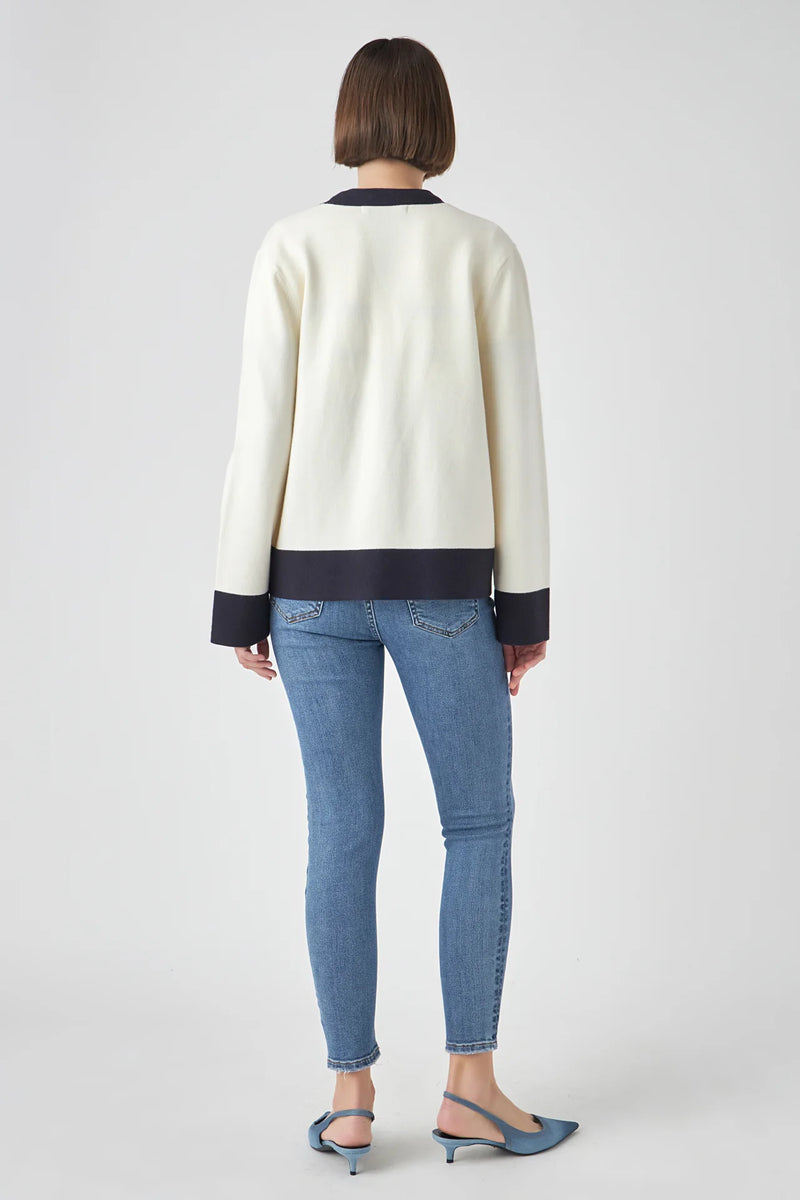 Bentley Contrast Cardigan