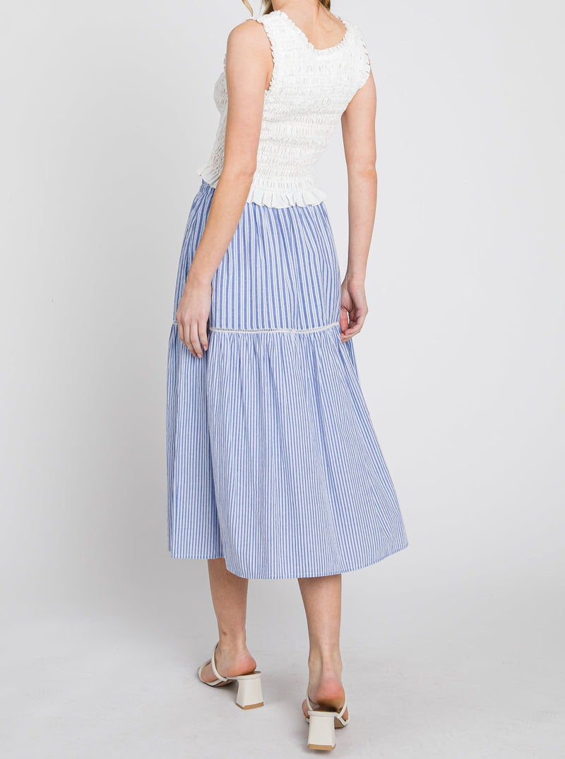 Veronica Striped Skirt