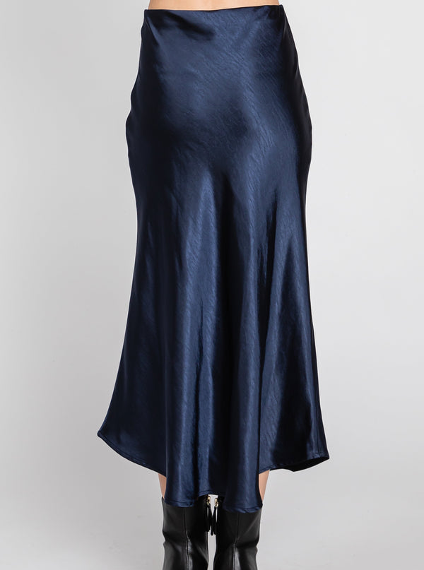 Navy Slip Skirt