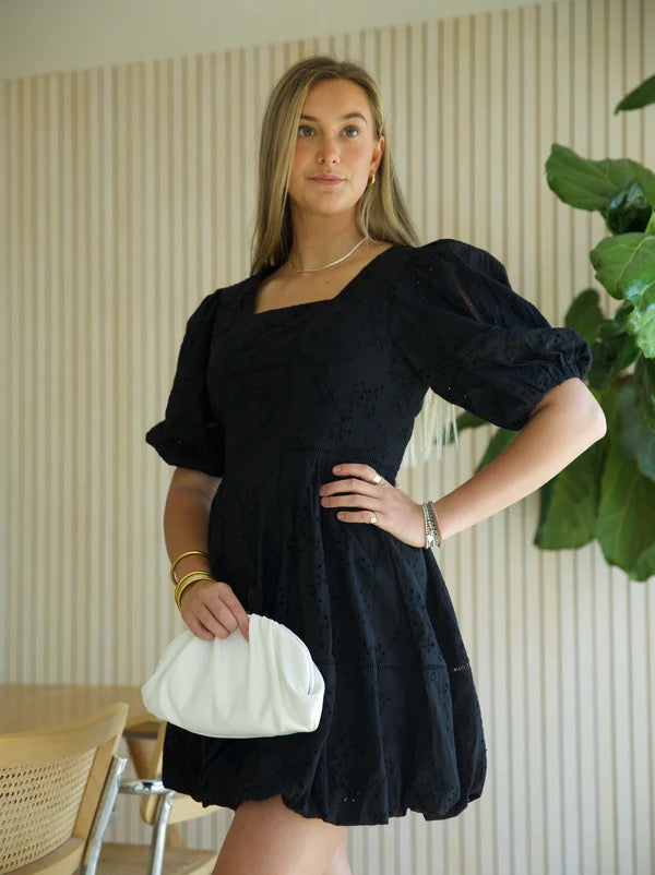 Black Eyelet Dress – Koo De Ker