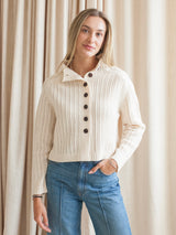 Drew Button Sweater