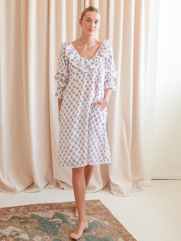 Maison de Frédéric Bennet House Dress- Pink