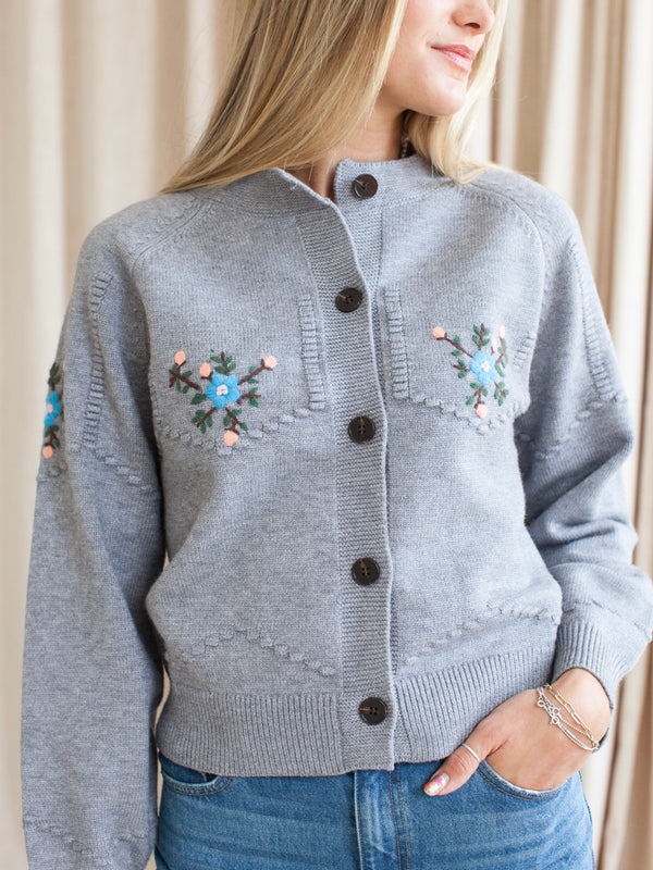 Hudson Cardigan - Grey