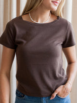 Classic Crew Tee - Brown