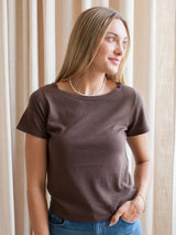 Classic Crew Tee - Brown