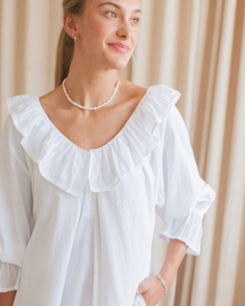 Maison de Frédéric Bennet House Dress- White