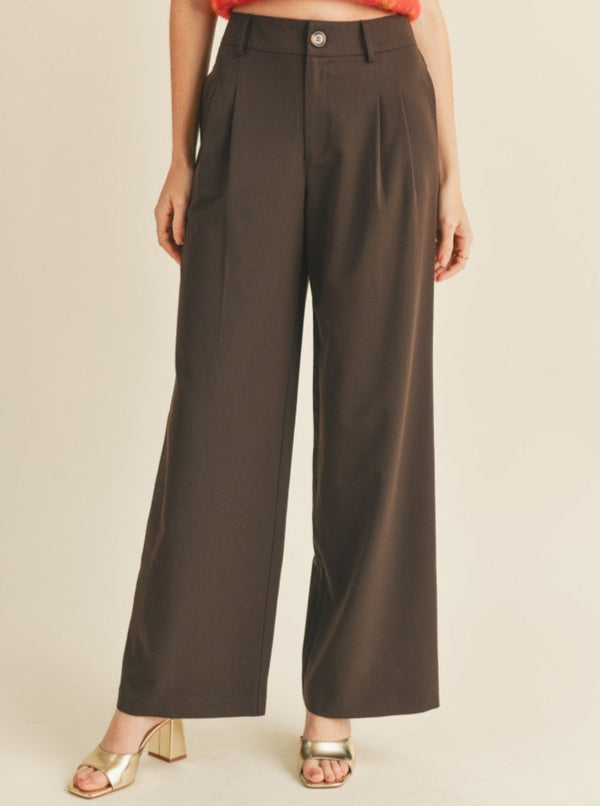 Bambi Pant in Chocolate Brown
