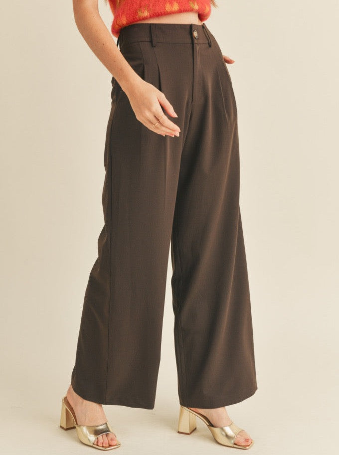 Bambi Pant in Chocolate Brown