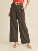 Bambi Pant in Chocolate Brown