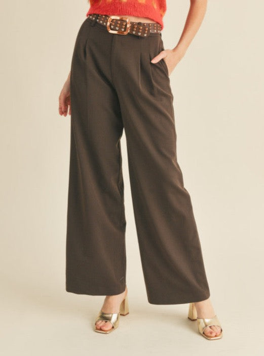 Bambi Pant in Chocolate Brown