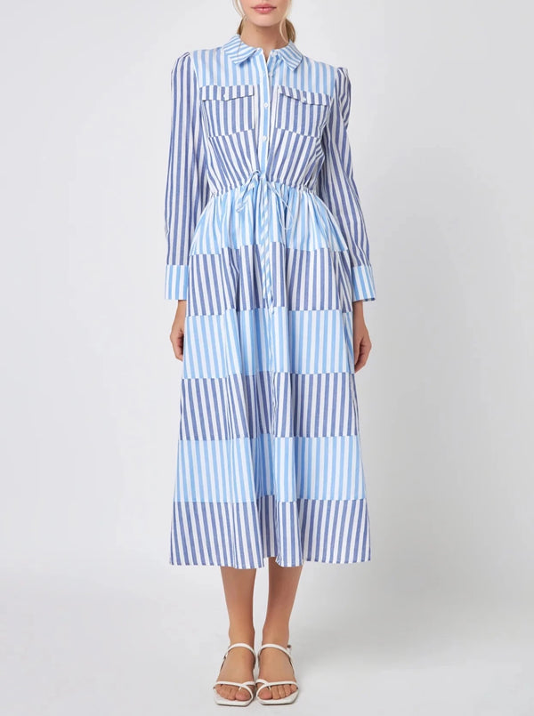 Simone Stripe Dress