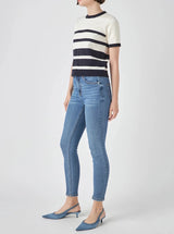 Bentley Striped Knit Top