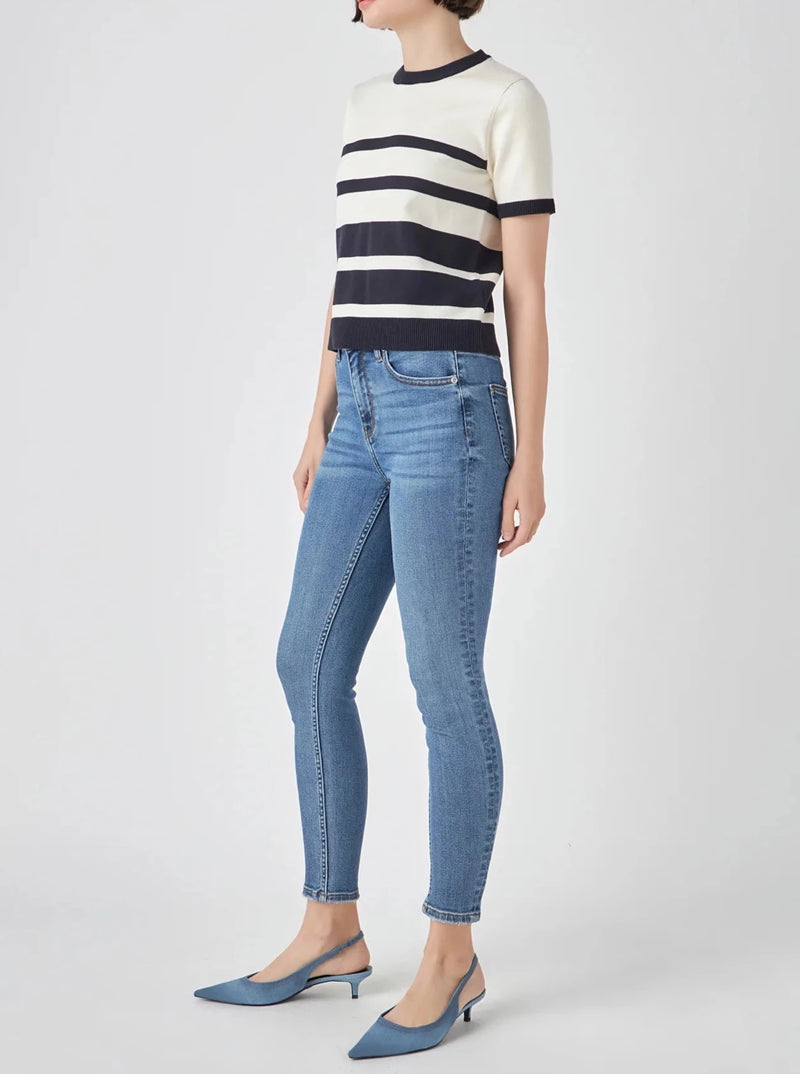 Bentley Striped Knit Top