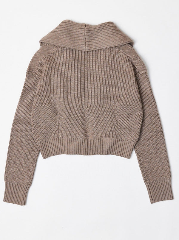 Blythe Shawl Cardigan - Cocoa