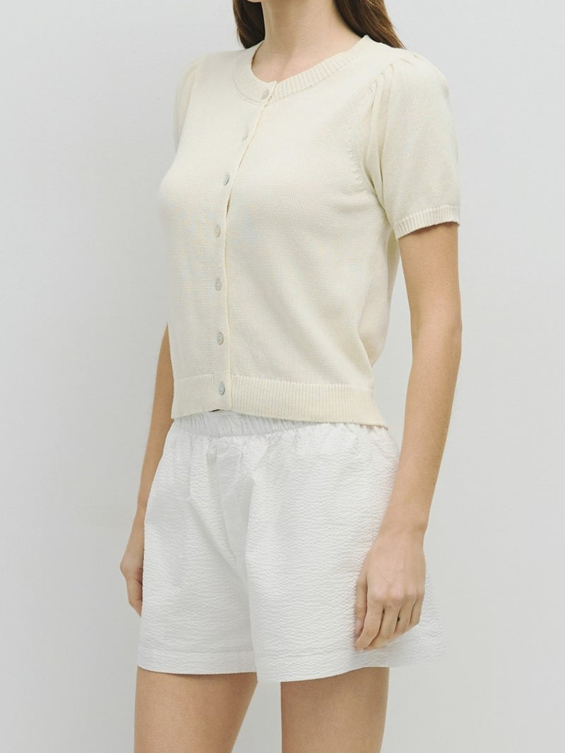 Sophia Knit Cardigan - Cream