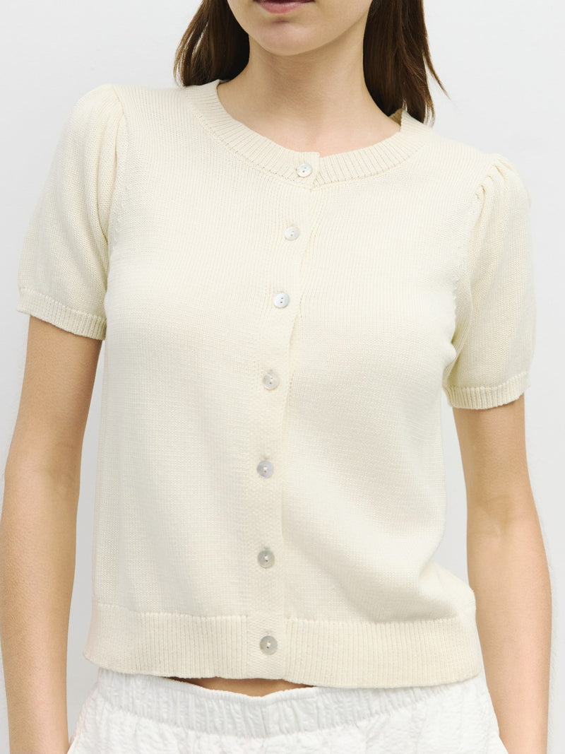 Sophia Knit Cardigan - Cream