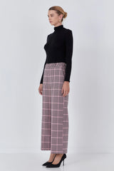 Pink Houndstooth Trousers