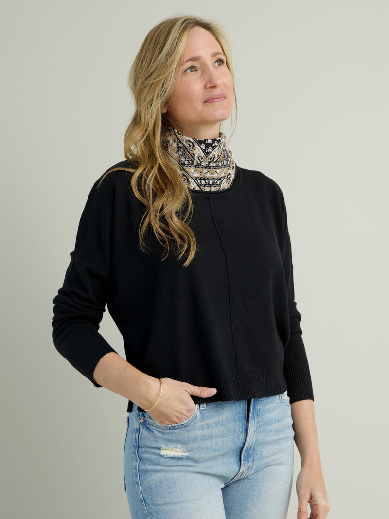 Andy Crew Neck - Blk
