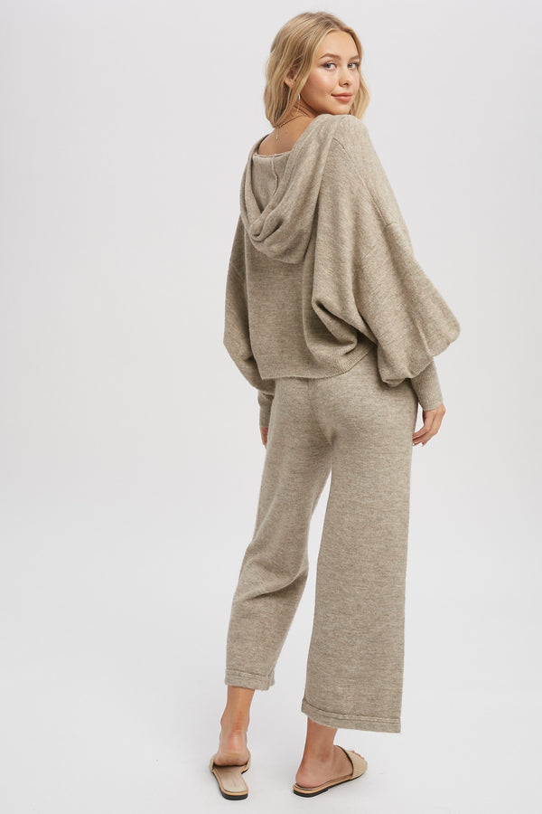 Mocha Knit Hoodie