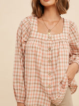 Checked Out Blouse