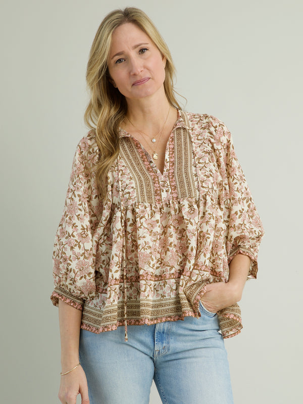 Simone Peasant Blouse